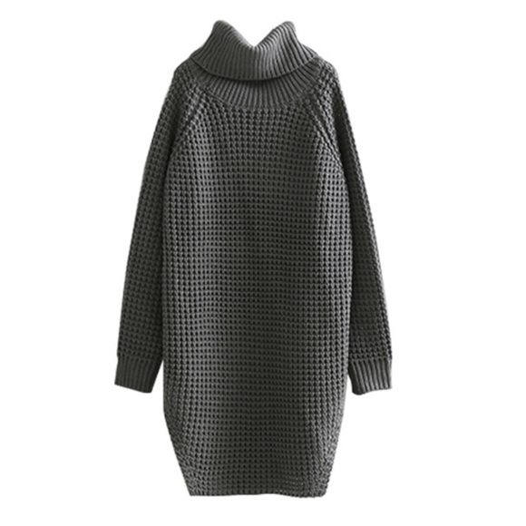 ❤️ Chunky Tunic Turtleneck Sweater - Picture 4 of 8